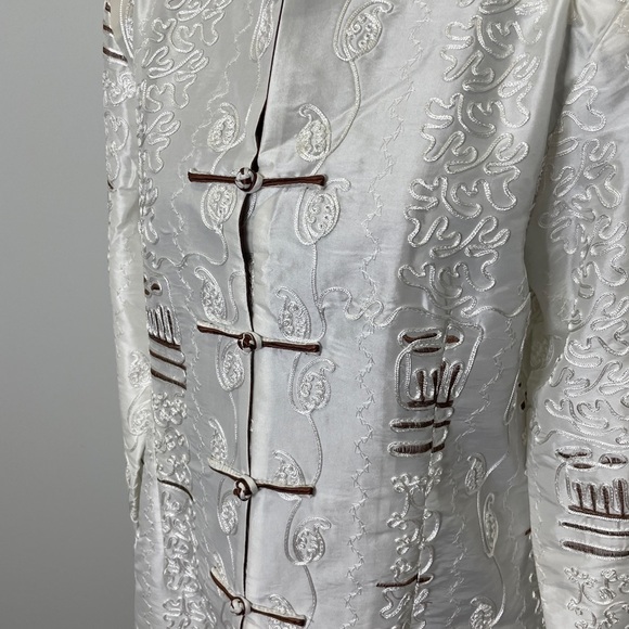 Jing Xiu Fang Traditional Silk Asian Top Jacket - Picture 3 of 9
